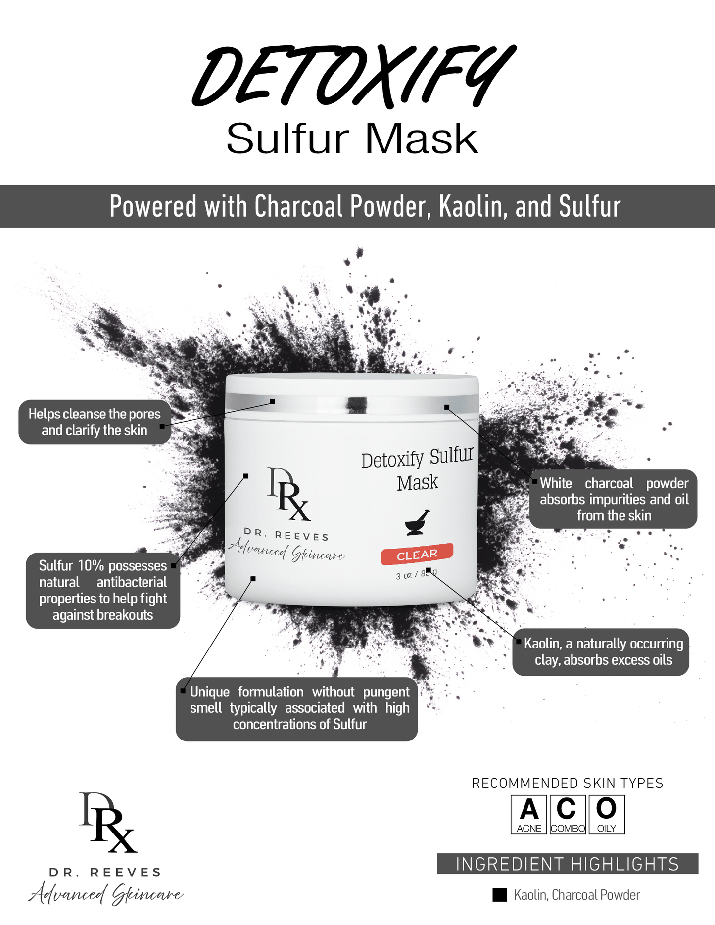 Detoxify Sulfur Mask