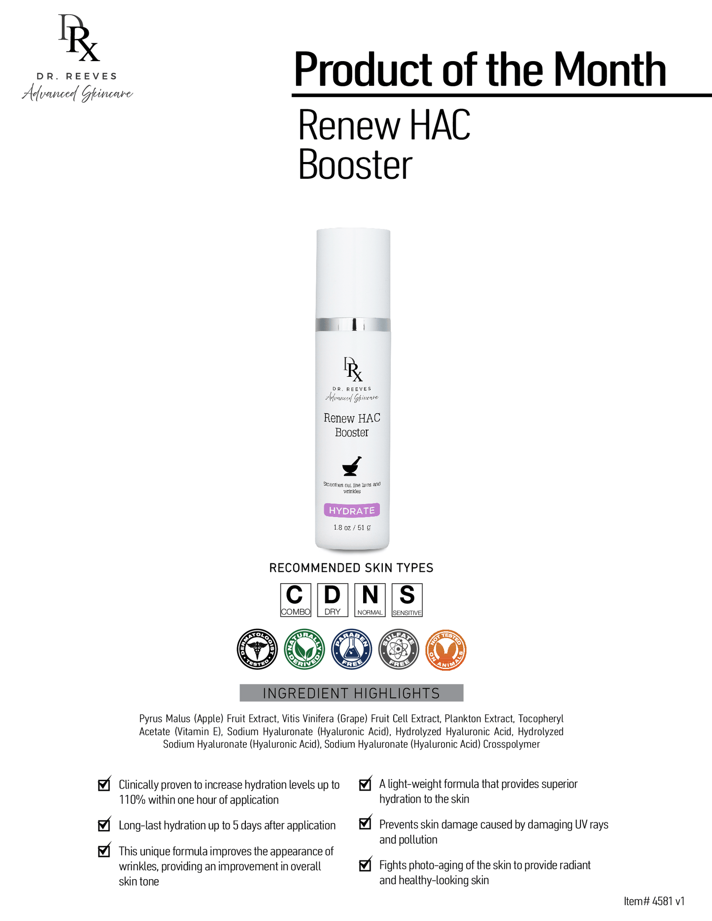 Renew HAC Booster