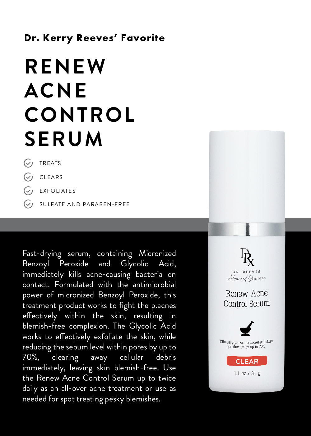 Renew Acne Control Serum