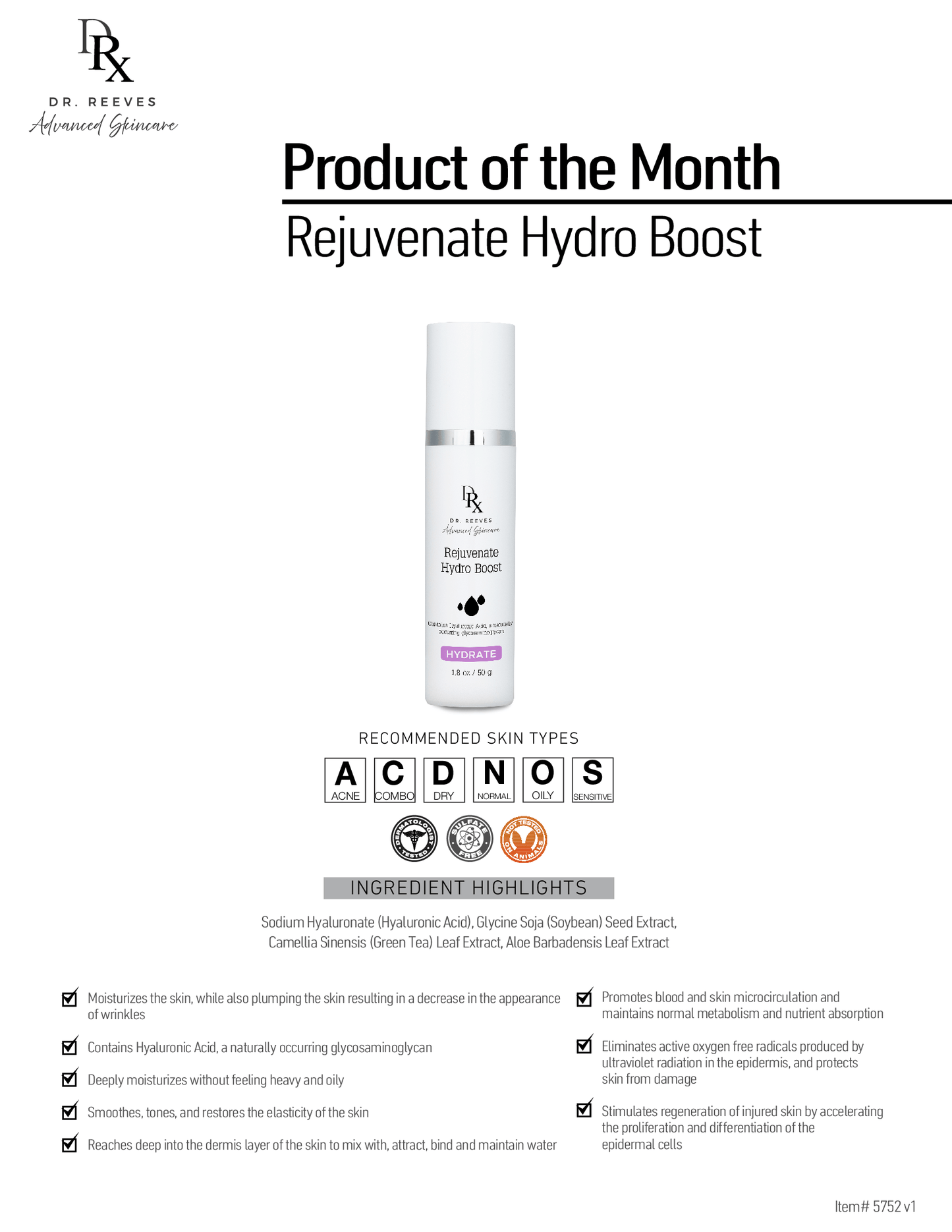 Rejuvenate Hydro Boost