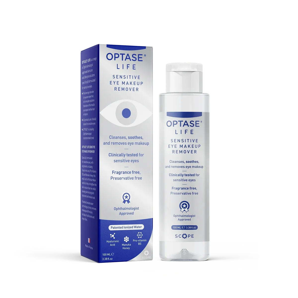 OPTASE LIFE Sensitive Eye Makeup Remover