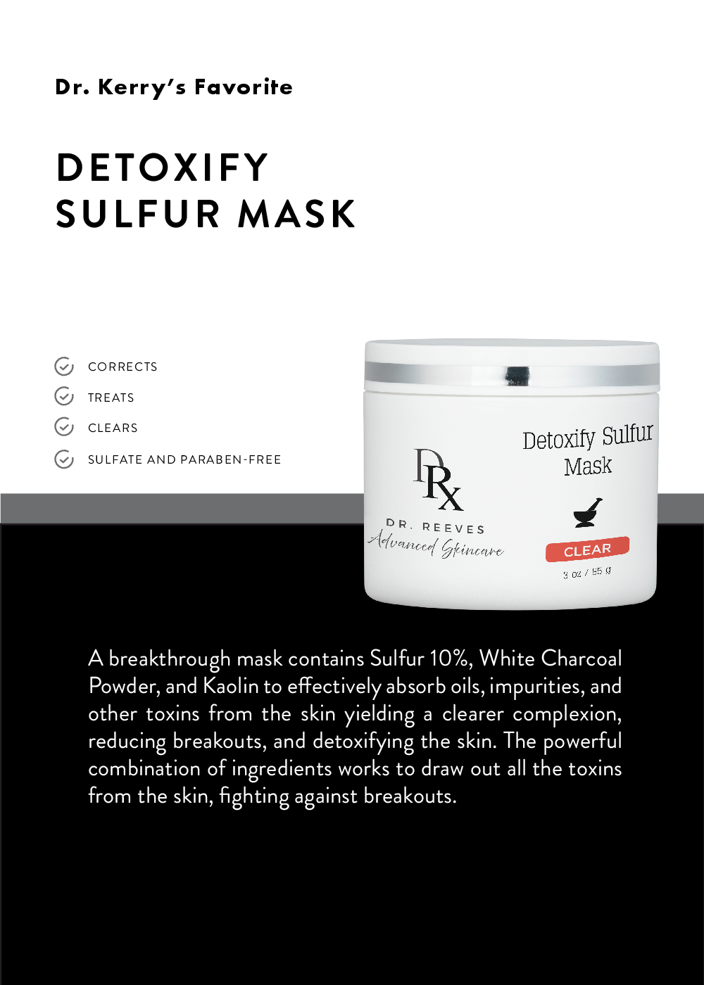 Detoxify Sulfur Mask