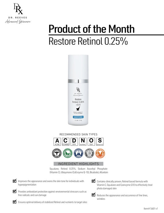 Restore Retinol 0.25%+Q10