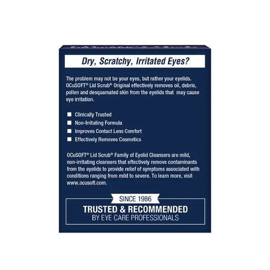 OCuSOFT Lid Scrub Original Pre-Moistened Pads - 30/BOX