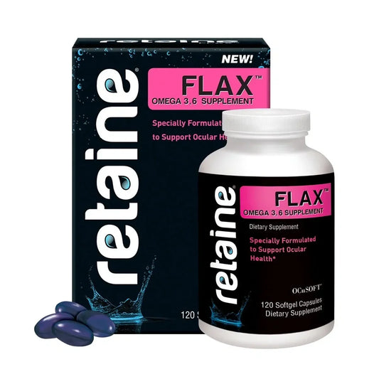 Retaine Flax Omega 3, 6 Supplement - 120 Softgel Capsules